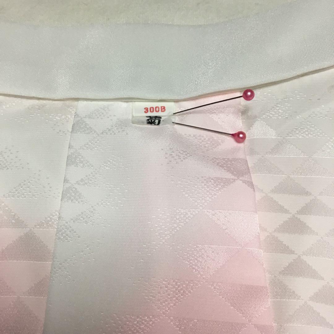 ✨未使用✨　紙人形　プレタ長襦袢　長襦袢　洗える　東レシルック　ピンク〜白