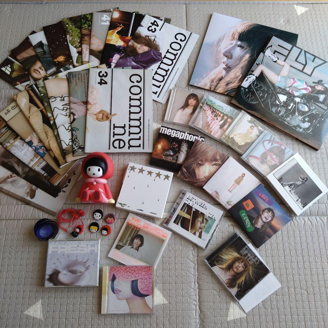 【YUKI】CD、DVD、ファンクラブ会報Commune、グッズ、銀テープ