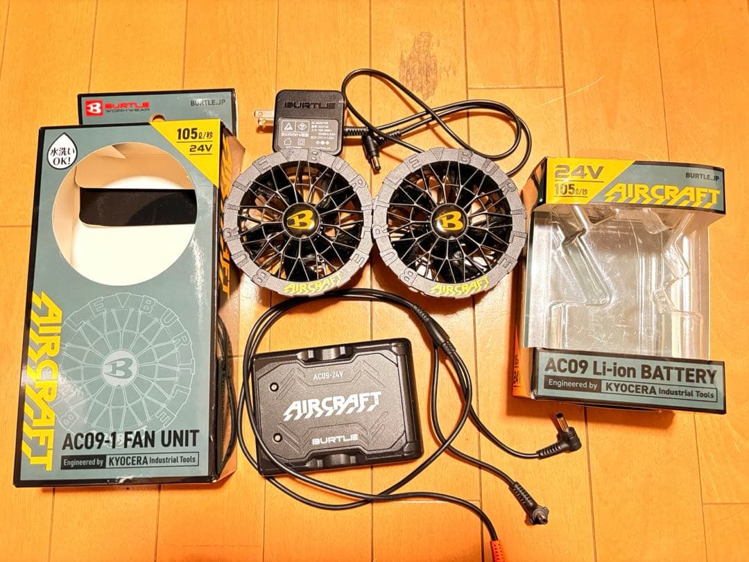 ア*ノ様 BURTLE 2025年最新モデル バッテリーファンセット