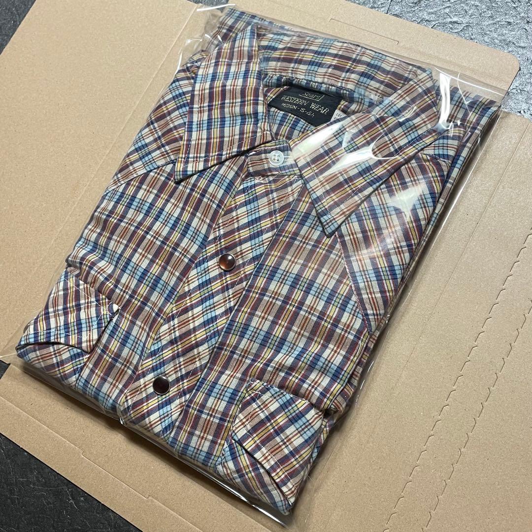 aki　85年 米軍実物 ライナー　シアーズ ウエスタンシャツ