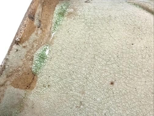 【 龍鳳凰文青磁釉高肉瓶 】　　唐～宋代　中華古玩