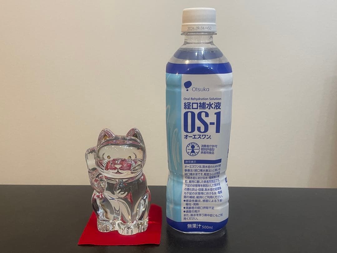 バカラ Baccarat 招き猫 クリスタル置物 まねきねこ 未使用 プレゼント