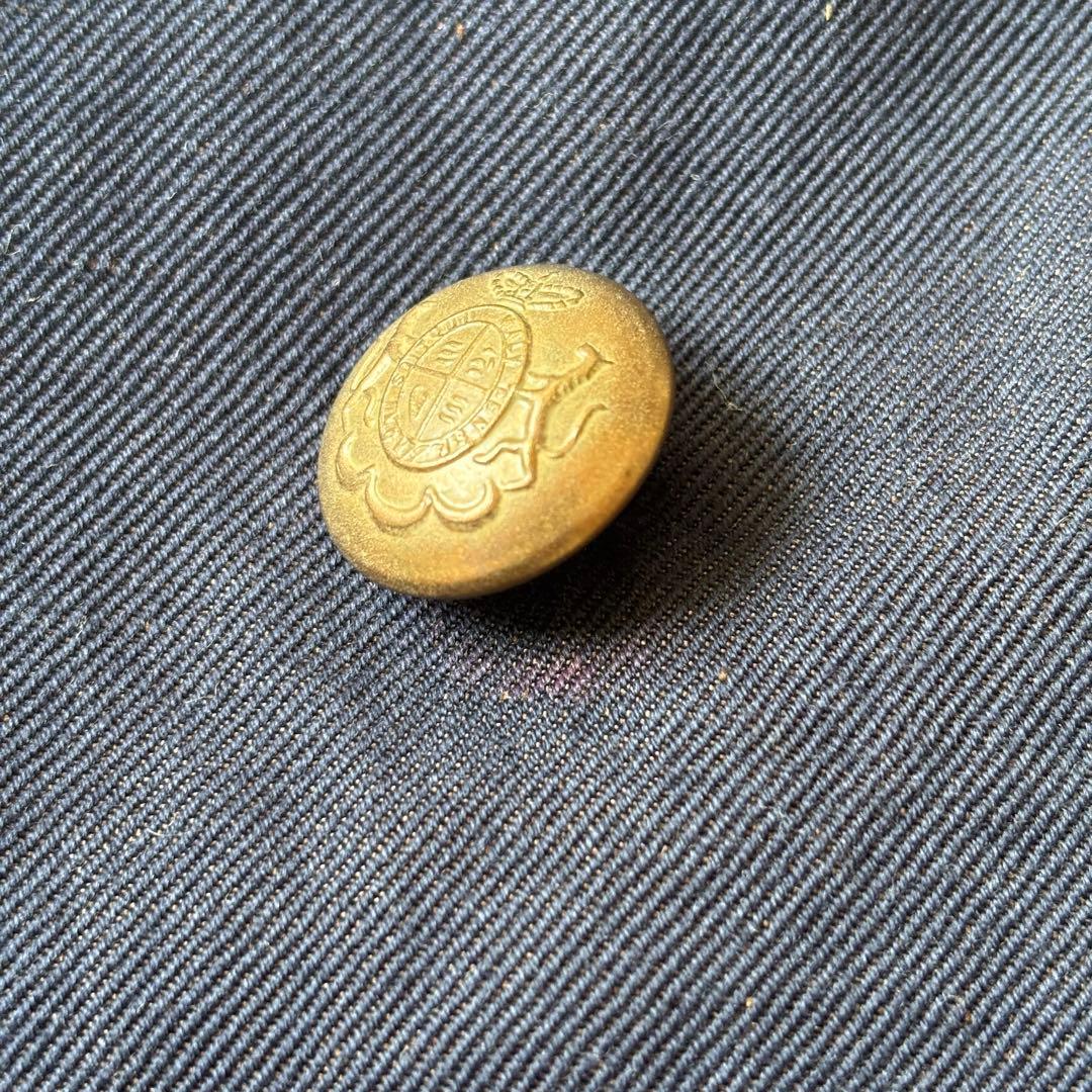 LARDINI ラルディーニ リネンコットン ダブル 紺ブレザー 金ボタン