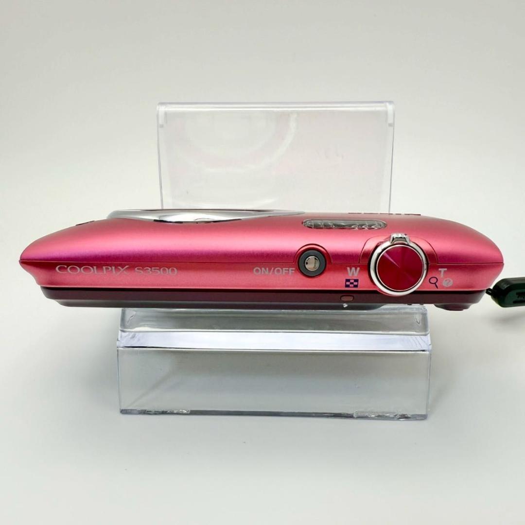 【動作OK】Nikon COOLPIX S3500 ピンク デジカメ 12-5