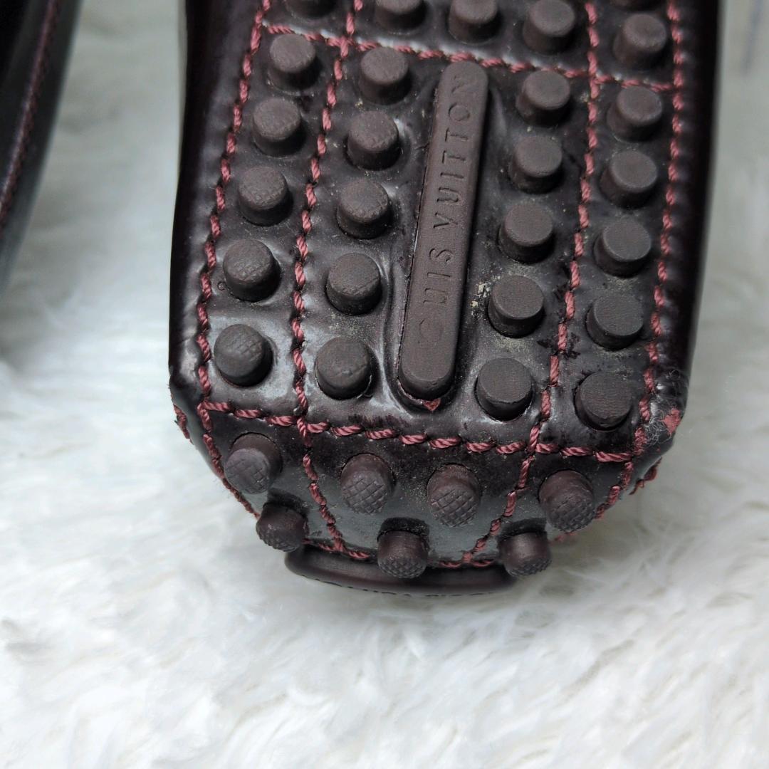 LOUIS VUITTON ドライビングシューズ ダークブラウン36 レディース