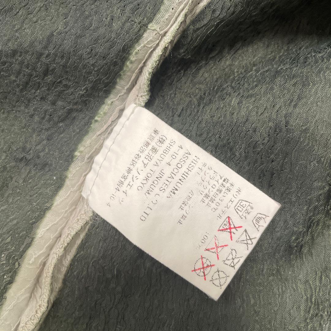 ヨシキヒシヌマ　シースルー長袖シャツ　3