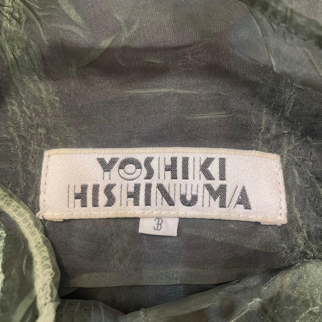 ヨシキヒシヌマ　シースルー長袖シャツ　3