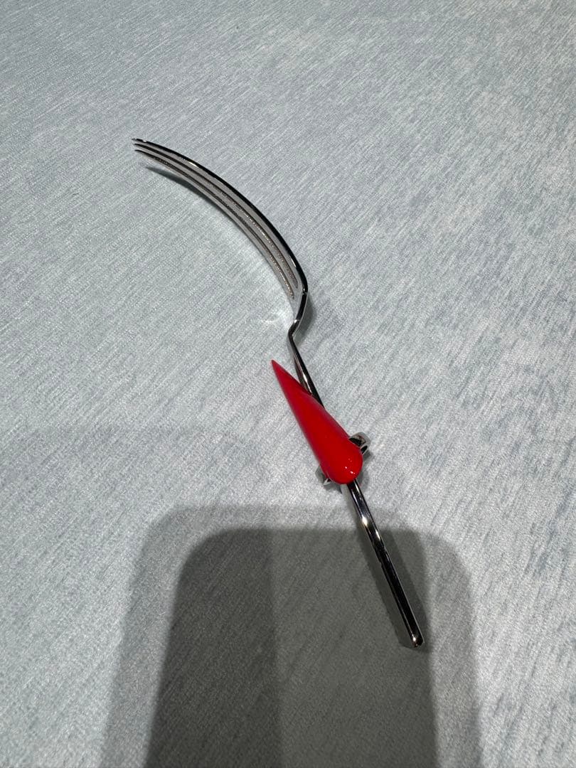 新品未使用 Nuflaat ネイル フォーク