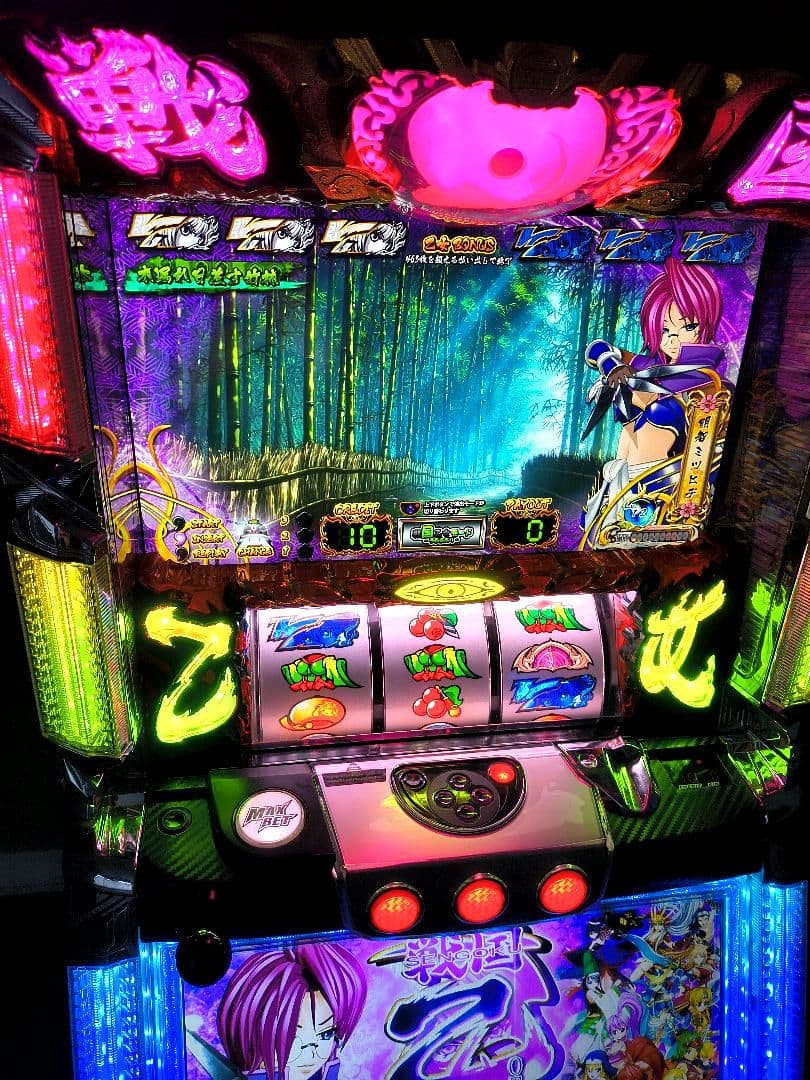 美品　パチスロ　スロット 実機 戦国乙女~TYPE-A~　タイプA+　戦国乙女