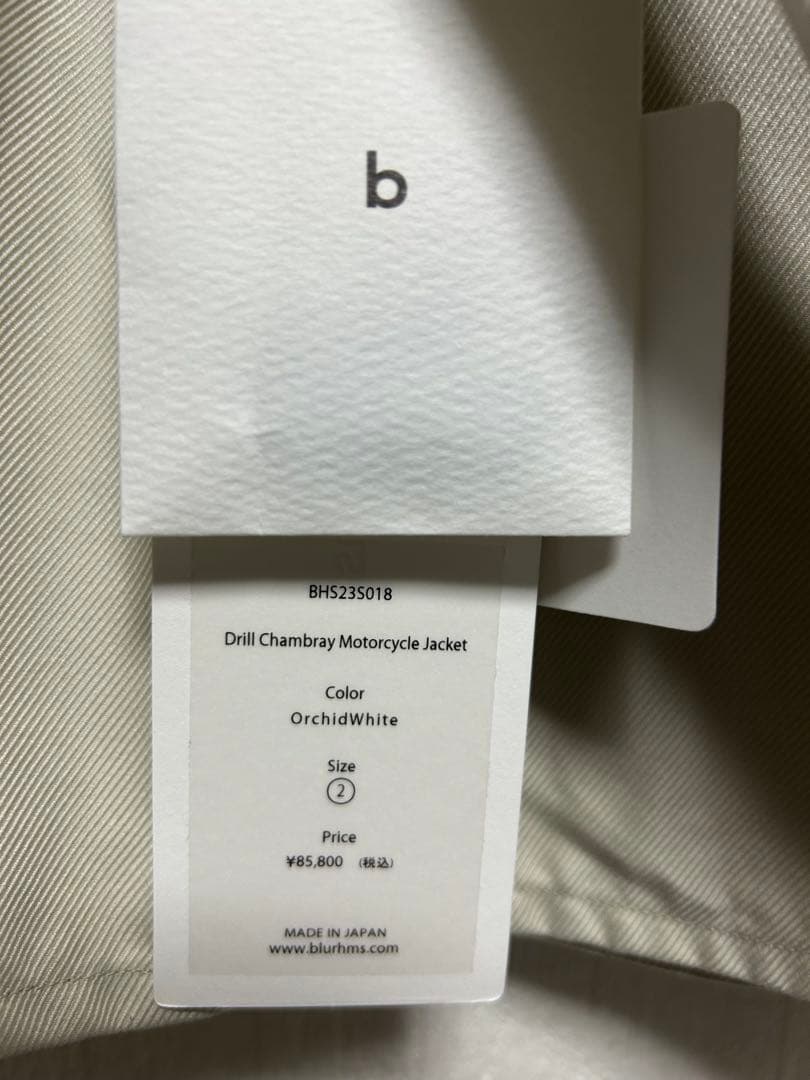 ［新品］blurhms Motorcycle Jacket