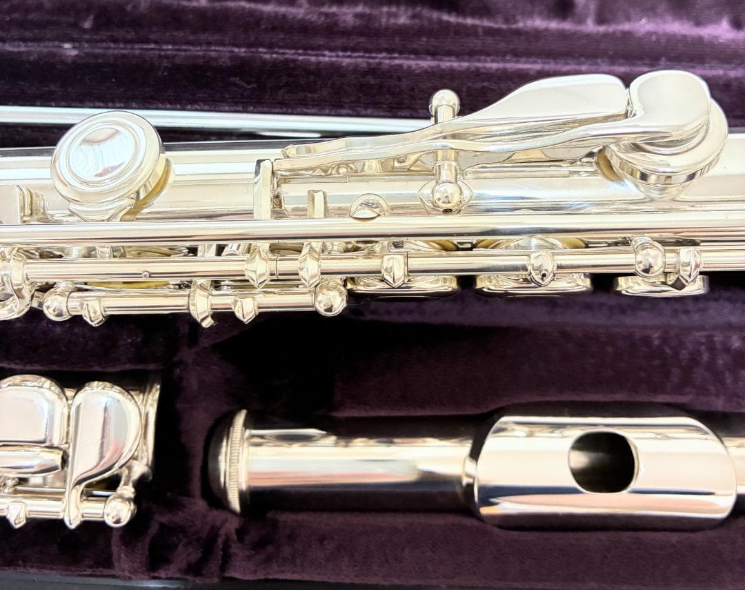 【美品】 YAMAHA フルート YFL-311Ⅱ 頭部管銀製 Eメカ付 日本製