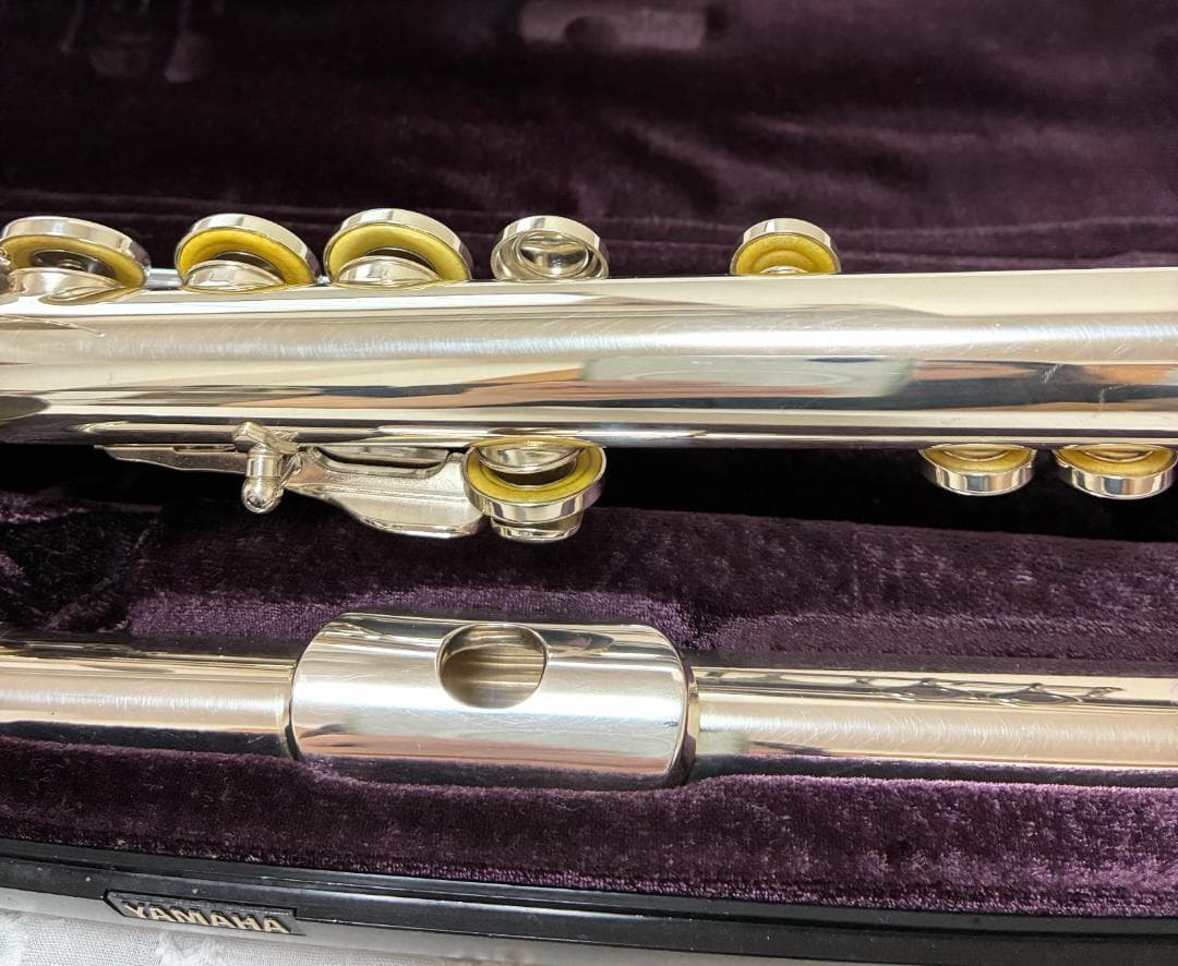 【美品】 YAMAHA フルート YFL-311Ⅱ 頭部管銀製 Eメカ付 日本製