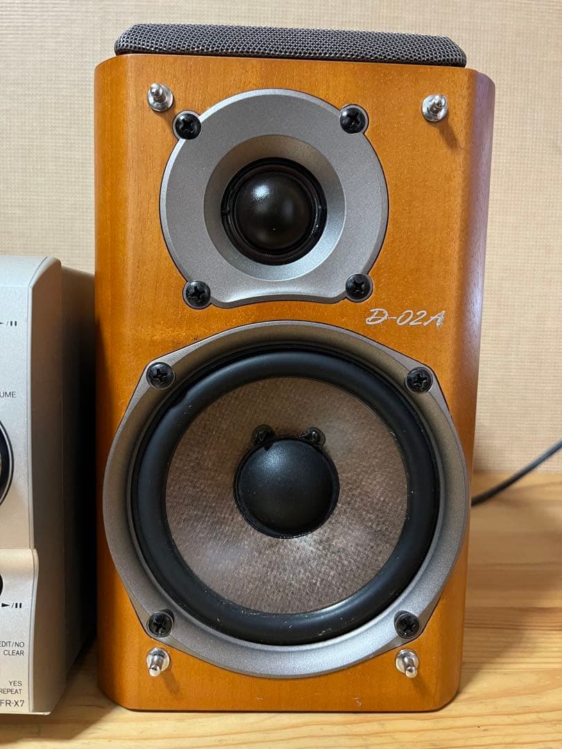 a76/美品★ONKYO ミニコンポ CD/MDチューナーFR-X7/D-02A