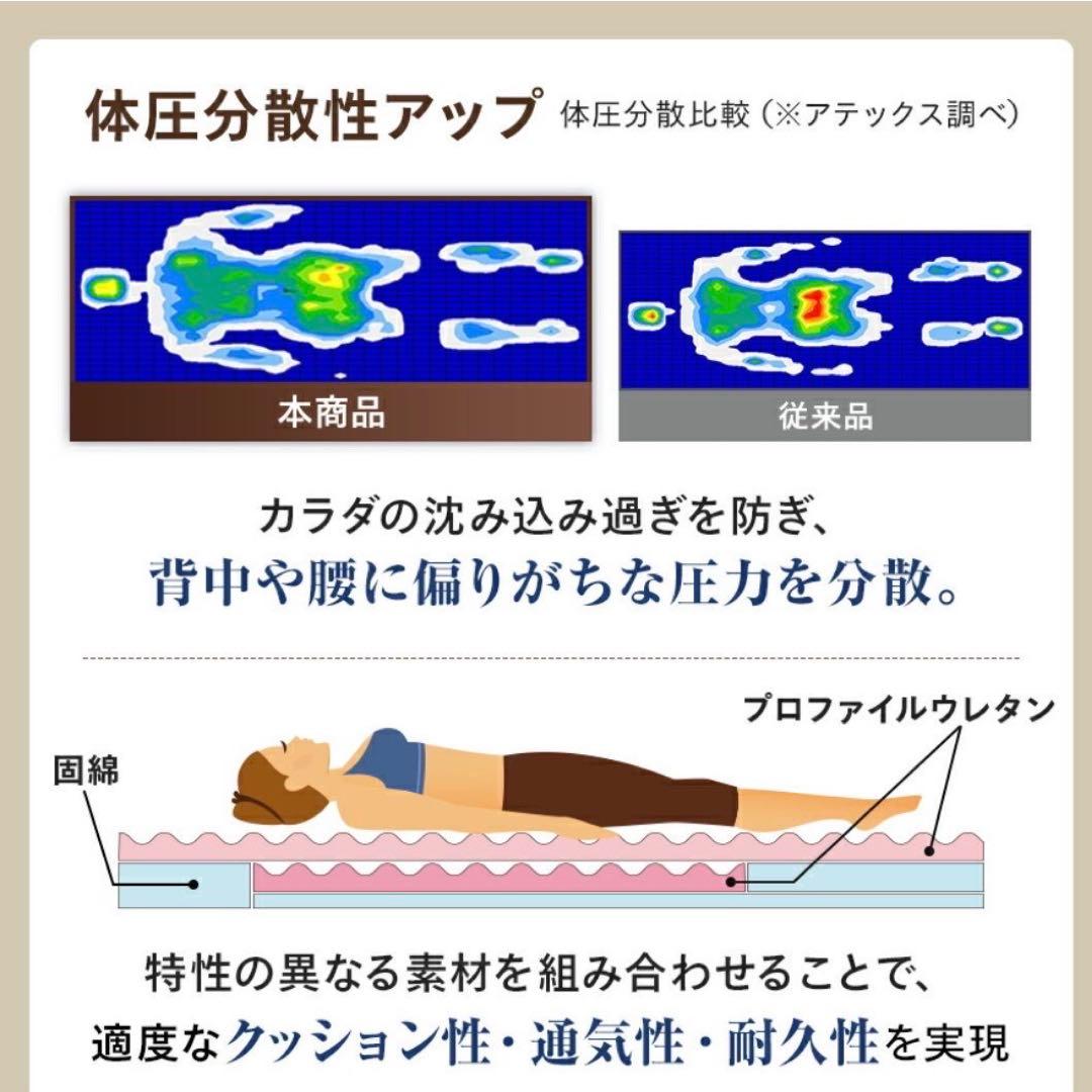 収納式リクライニングベッド ２モーター マット一体型