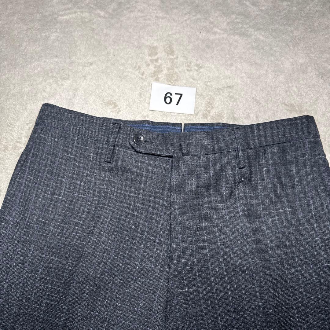 67 春夏用　未使用　インコテックス　スラックス　44 グレー