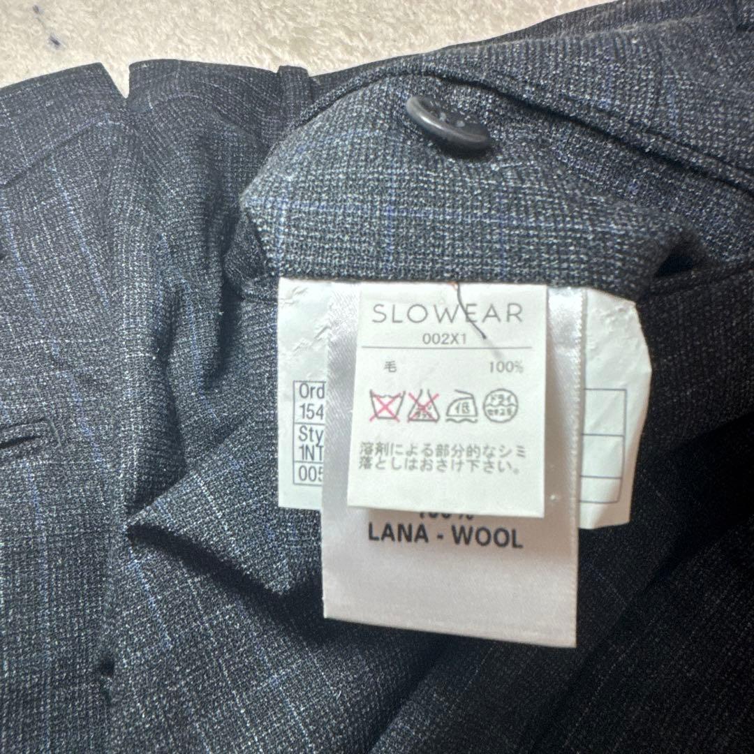 67 春夏用　未使用　インコテックス　スラックス　44 グレー