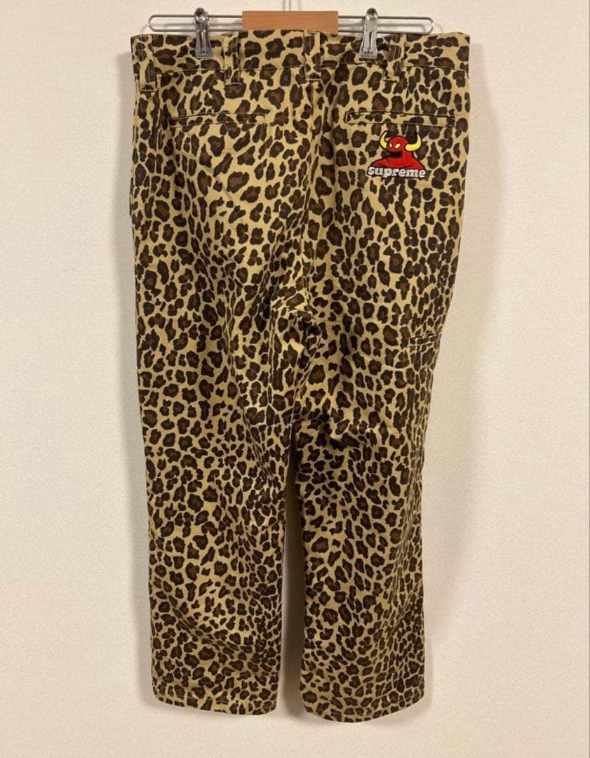 21時削除！！Supreme ヒョウ柄パンツ サイズ32