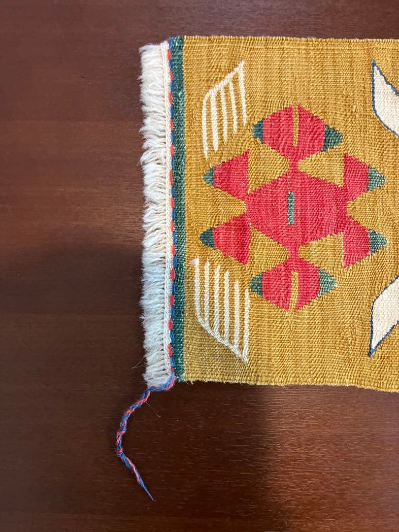 キリム　テーブルセンター　ラグ