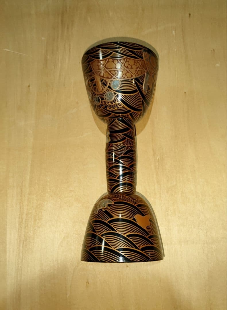 小鼓の胴 螺鈿入り