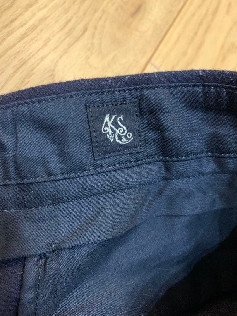 キャプテンサンシャイン　ウールカシミアスラックスパンツ