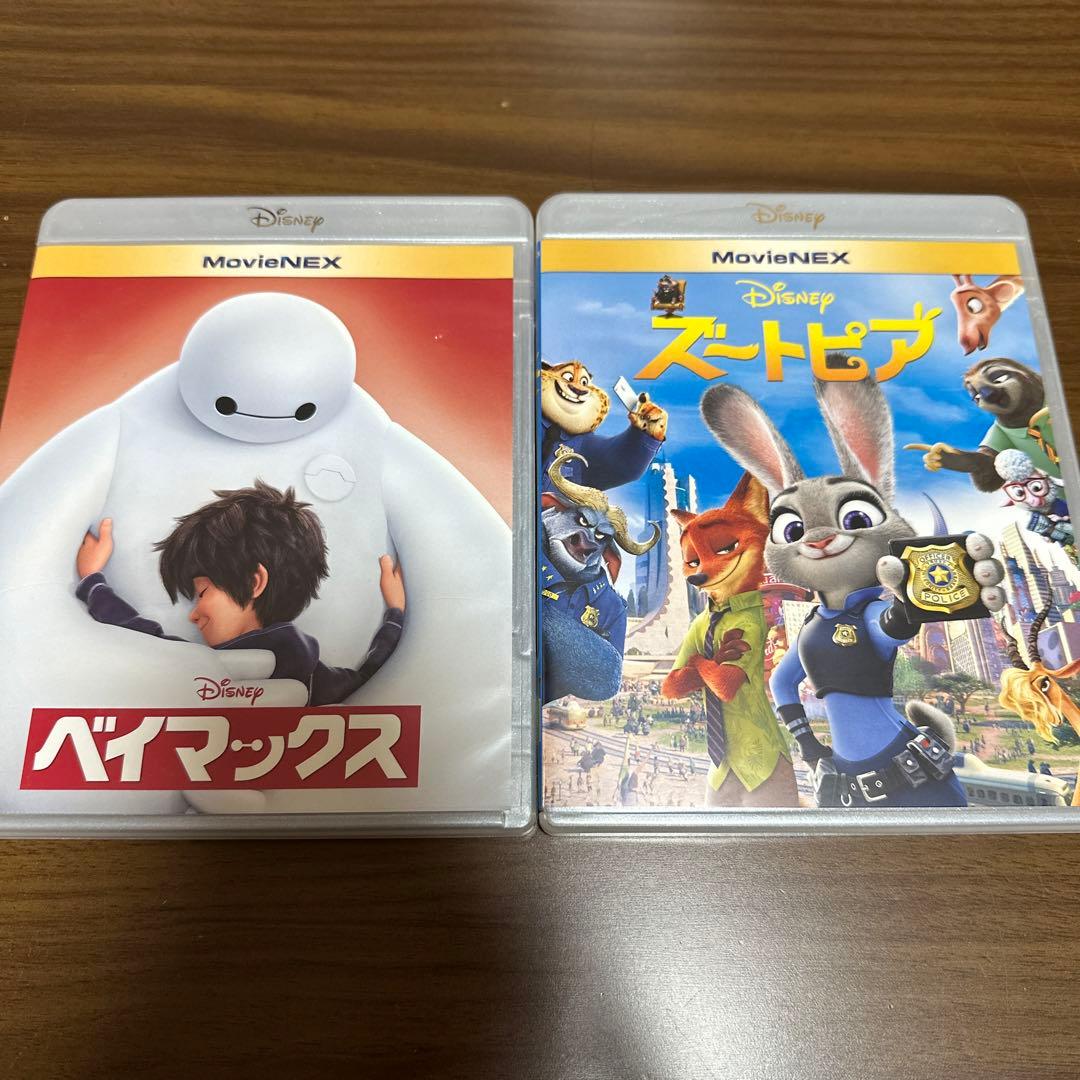 ベイマックス、ズートピア、アナと雪の女王、バグズライフ