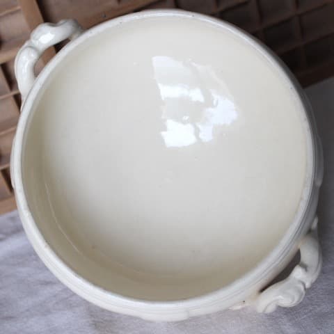 フランスアンティーク Digoin&Sarreguemines スープボウル