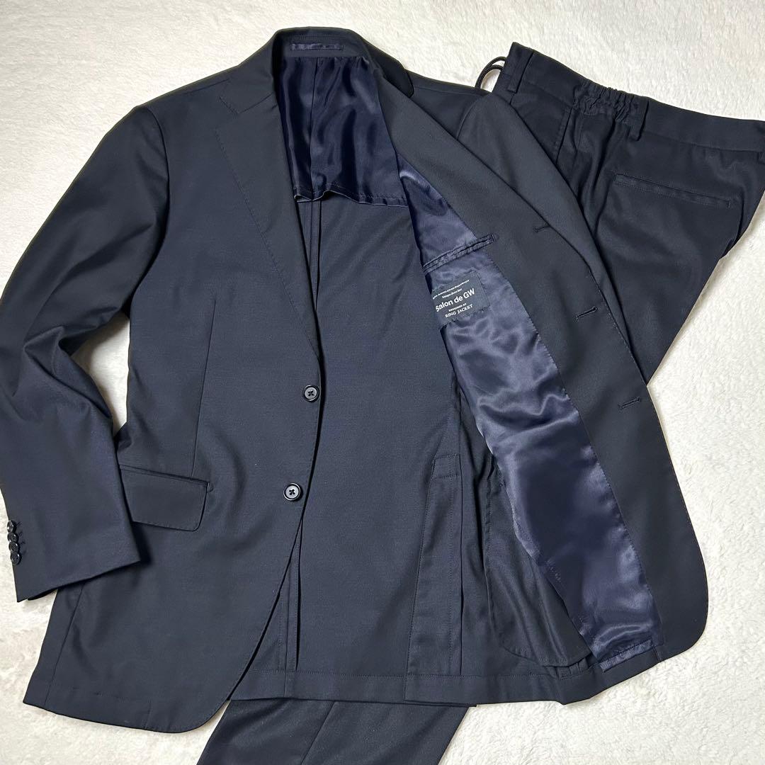salon de gw サロンドグローバルワーク スーツ セットアップ L 濃紺