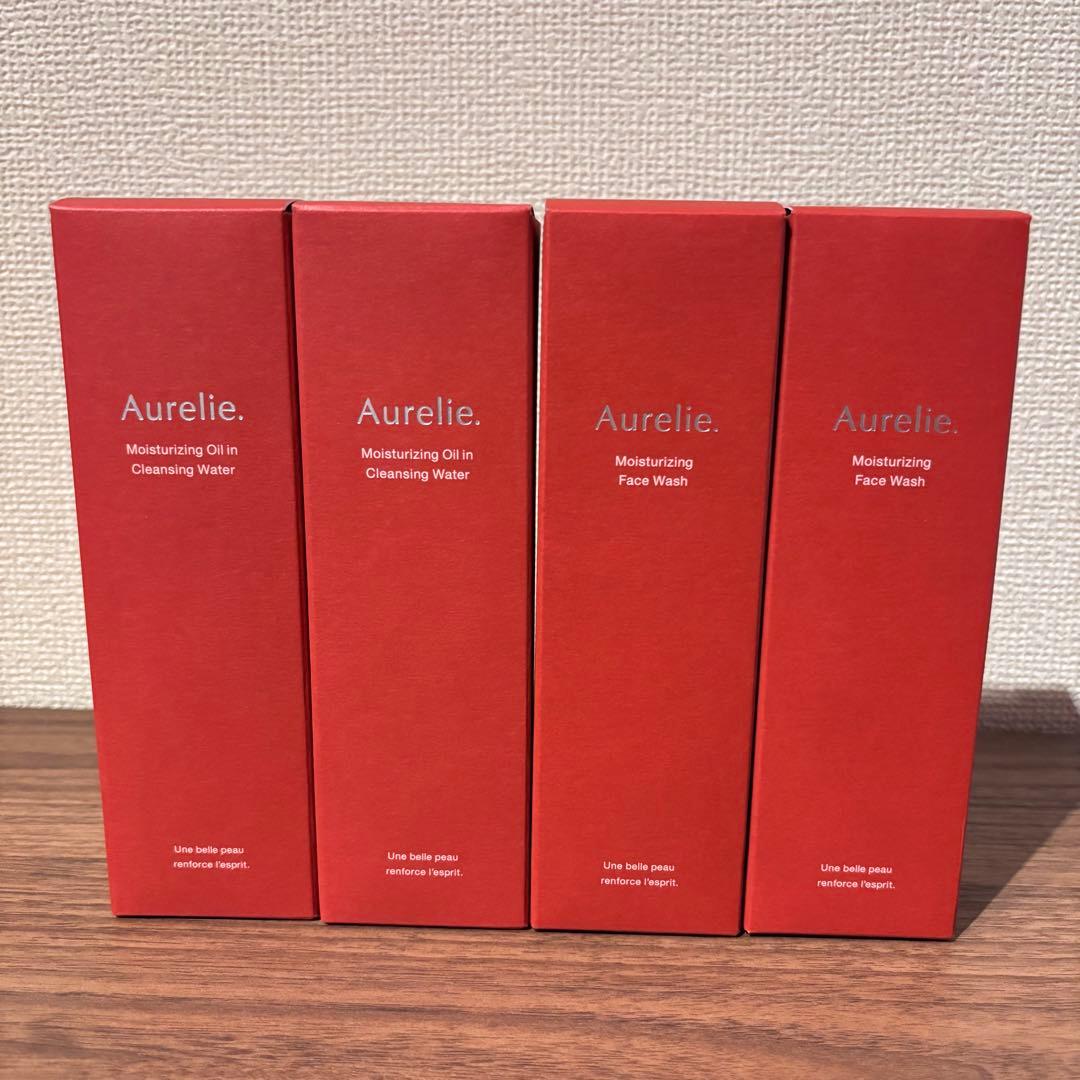 Aurelie(オレリー)クレンジング2本・洗顔2本