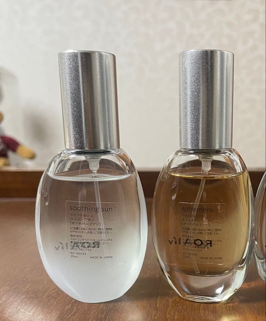 ROAliv香水black tea,ephemeral,soothing sun