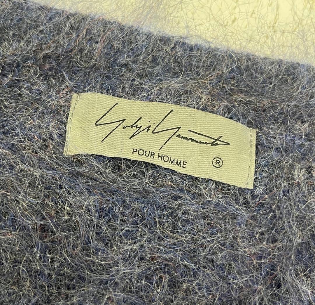 Yohji Yamamoto HALF CARDIGAN モヘア　ファー