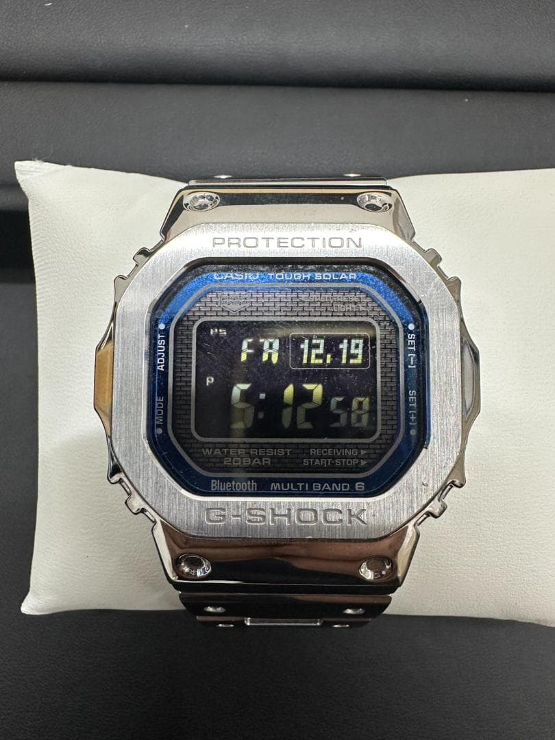美品　G-SHOCK カシオ フルメタル シルバー GMW-B5000