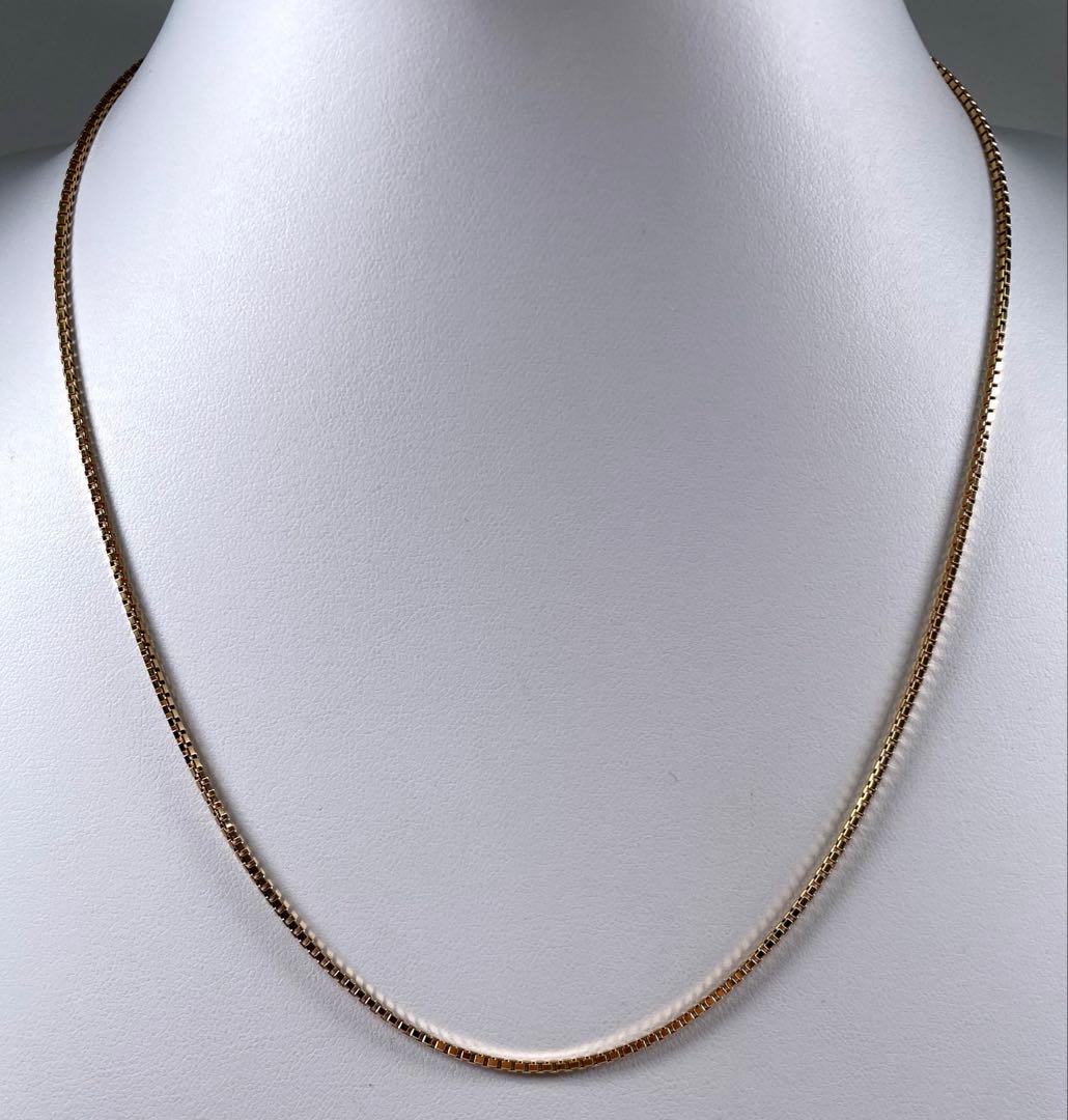 K18ネックレス　18金チェーン　k18ベネチアンネックレス