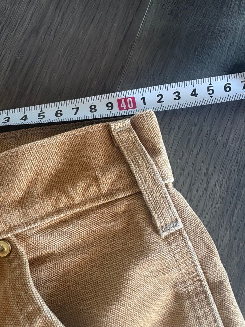 希少サイズ33 USA製 ビンテージ カーハート ダブルニー ペインターパンツ