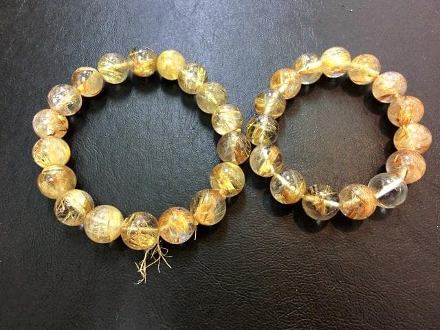 タイチンルチル　ブレスレット 12mm 2個セット