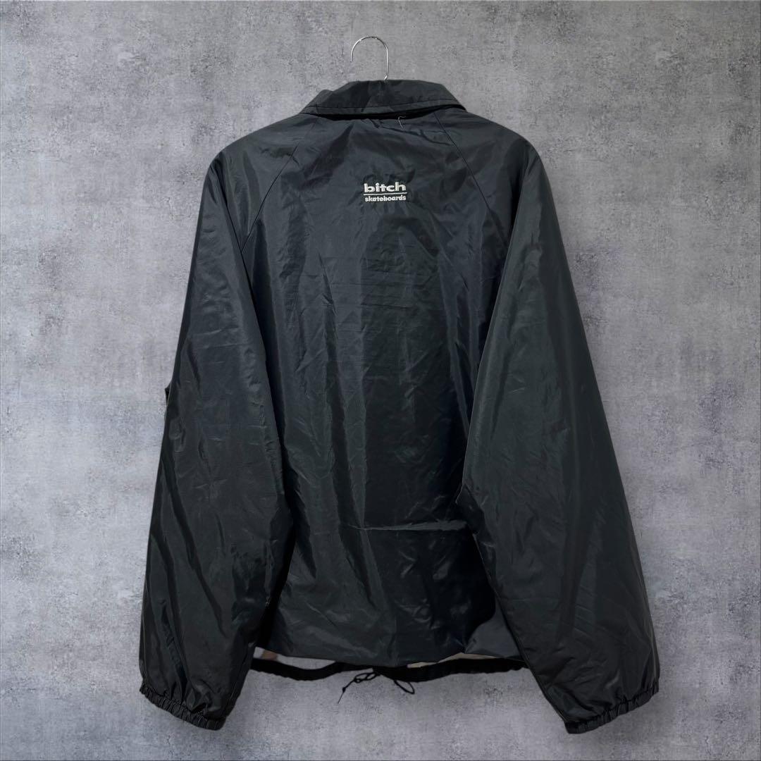 90s BitchSkateboards USA製　刺繍　拳銃ロゴ　ジャケット