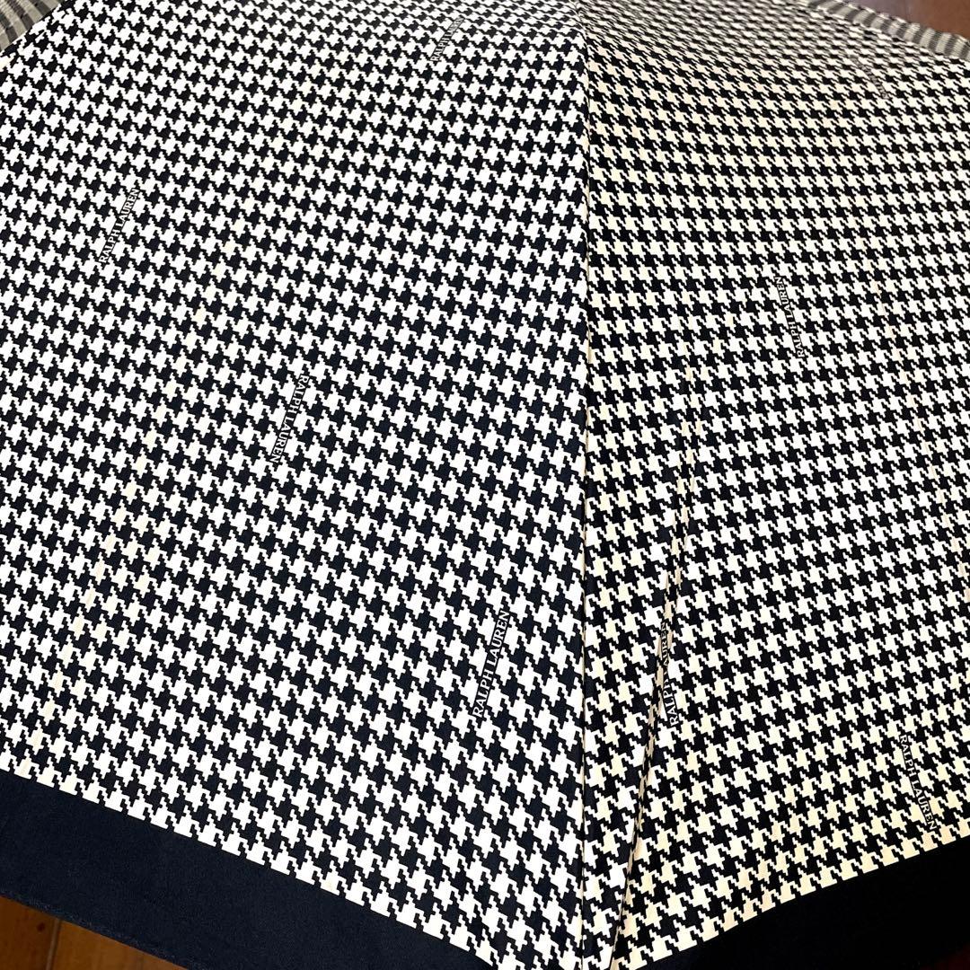 POLOラルフローレン 折り傘 晴雨兼用 千鳥格子柄 レア 新品同様級