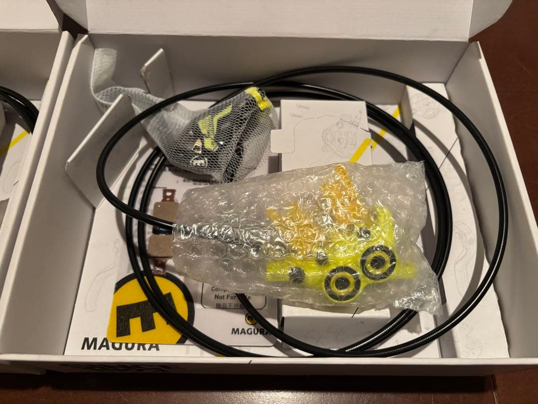 未使用 MAGURA MT7 RACELINE 前後セットマグラ レースライン