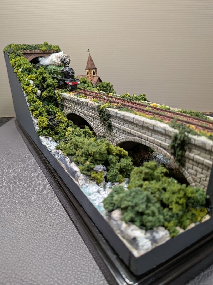 No.59鉄道Nゲージジオラマ車両付き(鑑賞用)