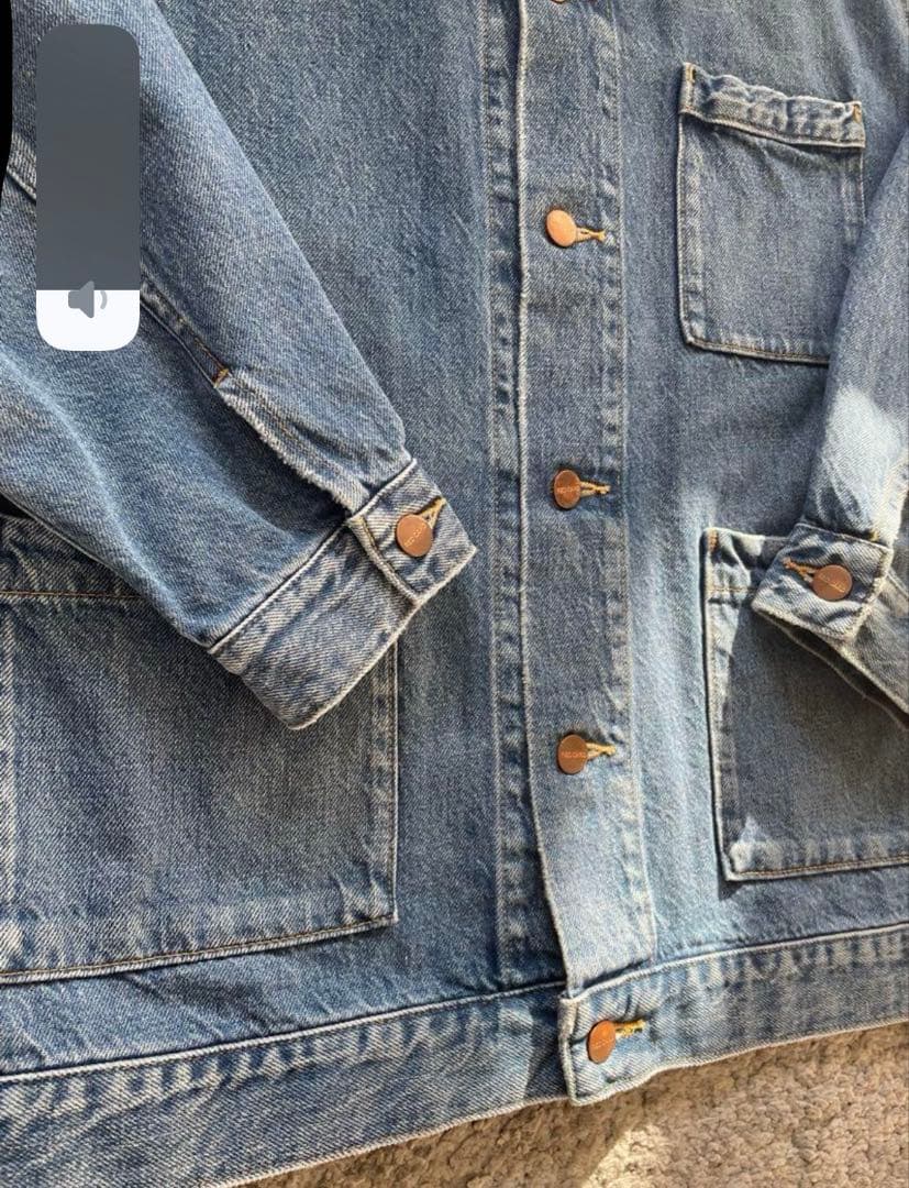 タグあり　美品　RED CARD ビッグデニムジャケット　AUGUSTA