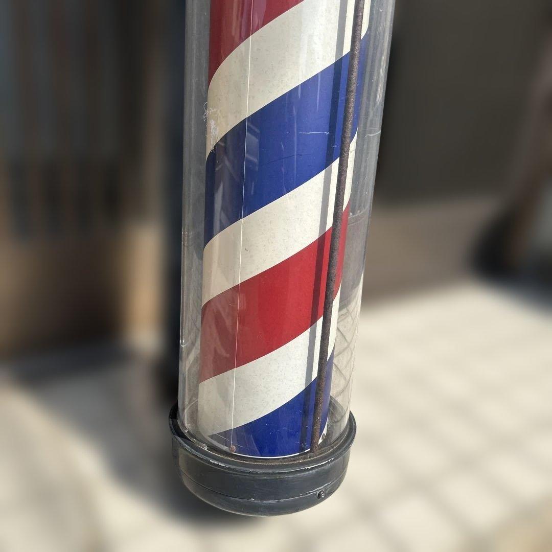 【レトロ】理髪店　床屋　サインポール