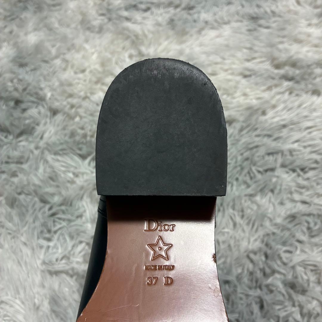 【美品】Dior 本革 バイカーブーツ 37〈定価168,000円〉