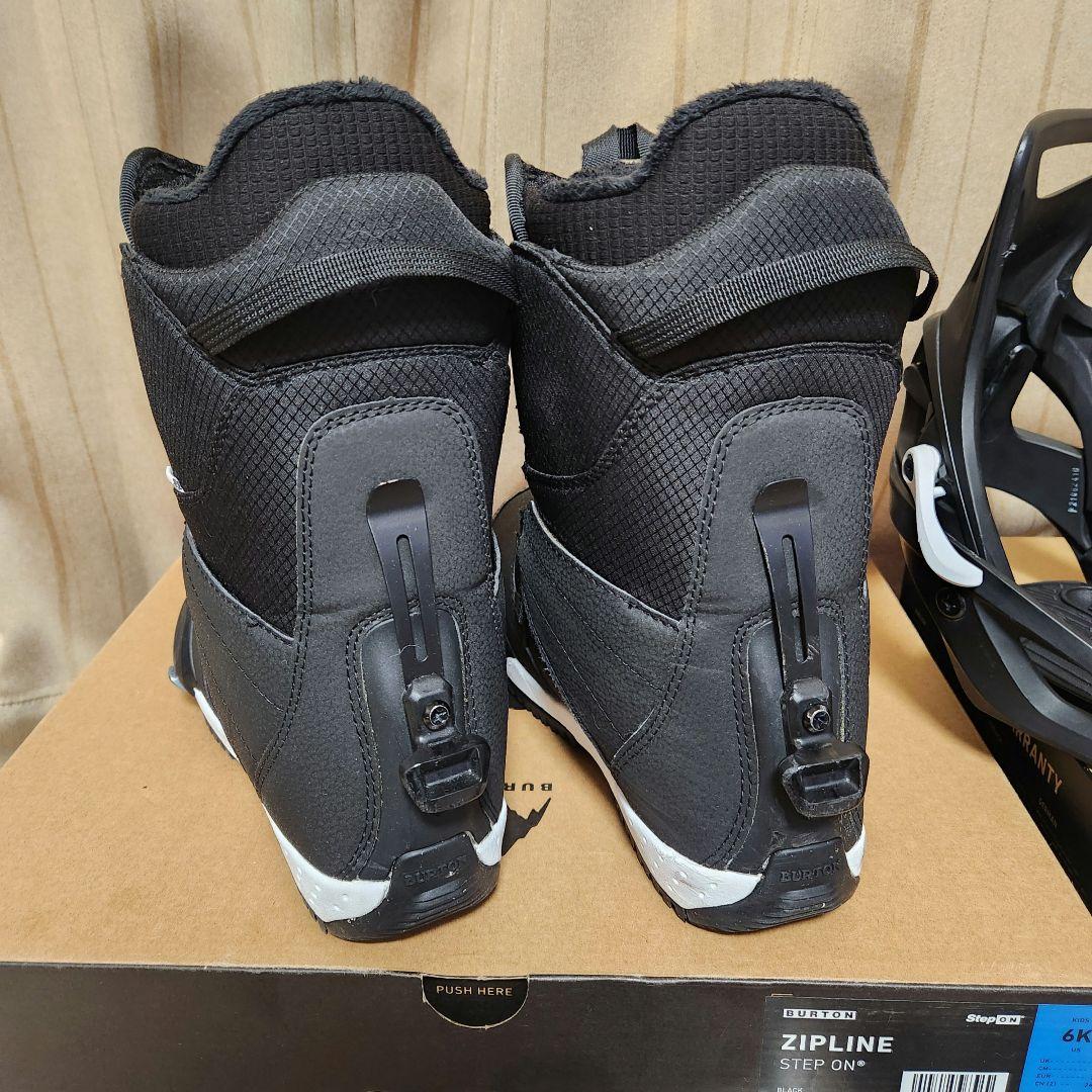 期間限定値下 24cm BURTON KIDS STEP ON バイン付