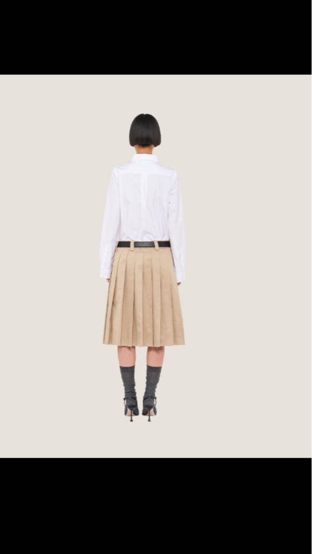 miumiu ポプリンシャツ 40