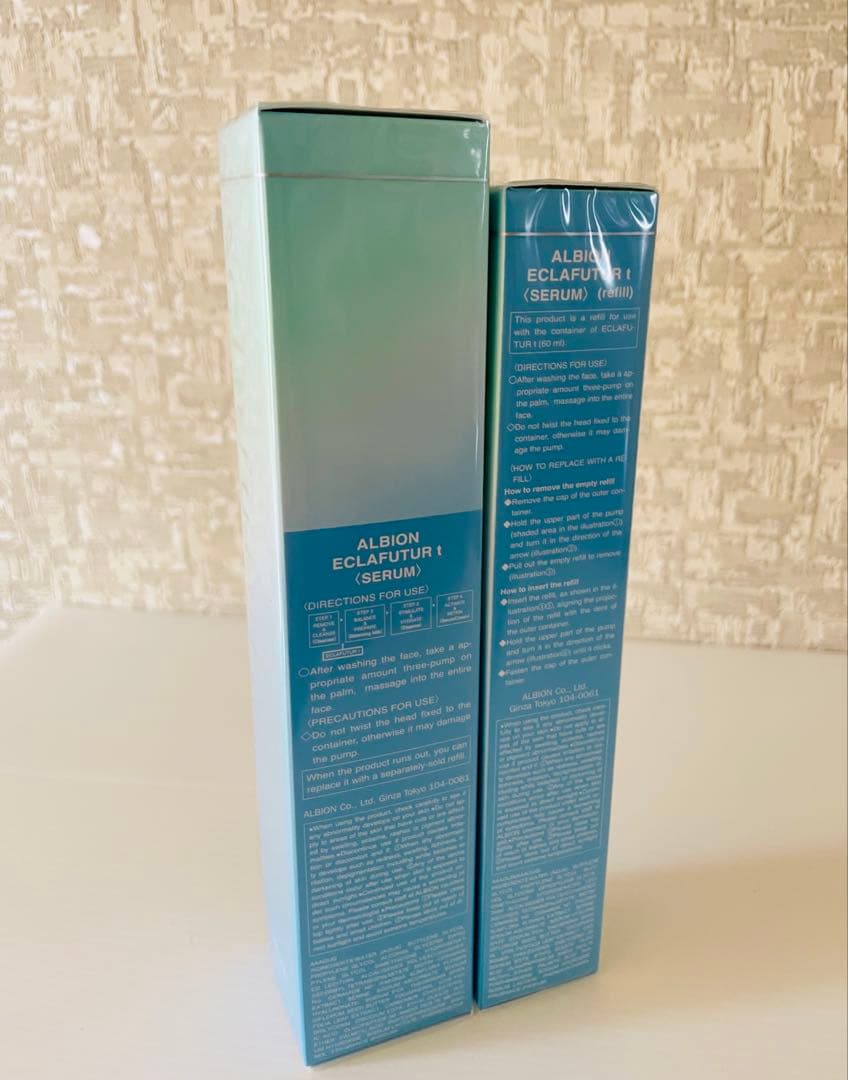 ALBION エクラフチュール 本体＆レフィル 60ml 2本セット