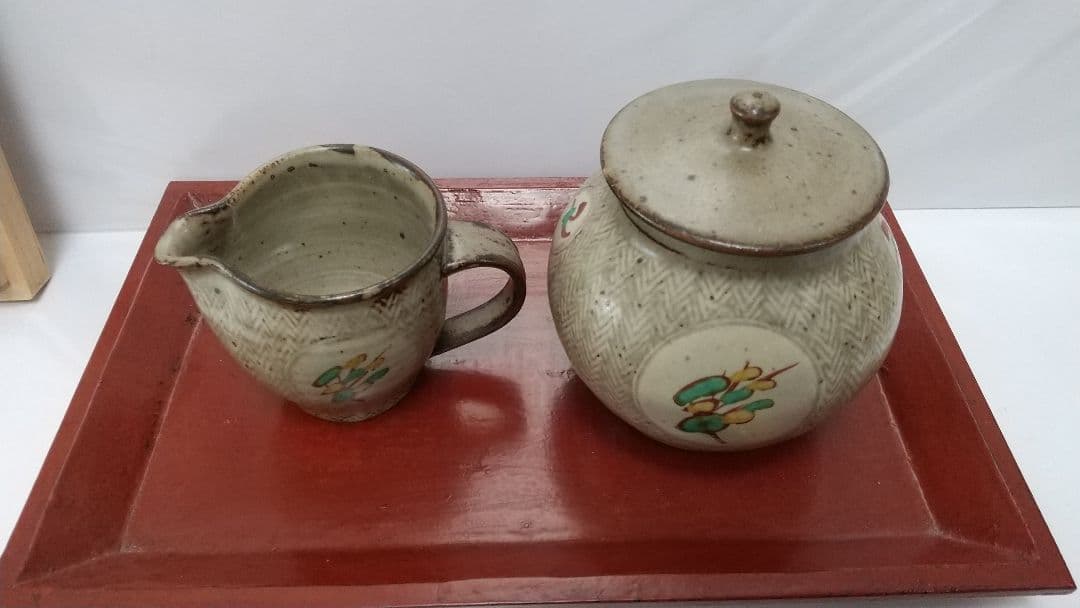 島岡達三氏の蓋物揃