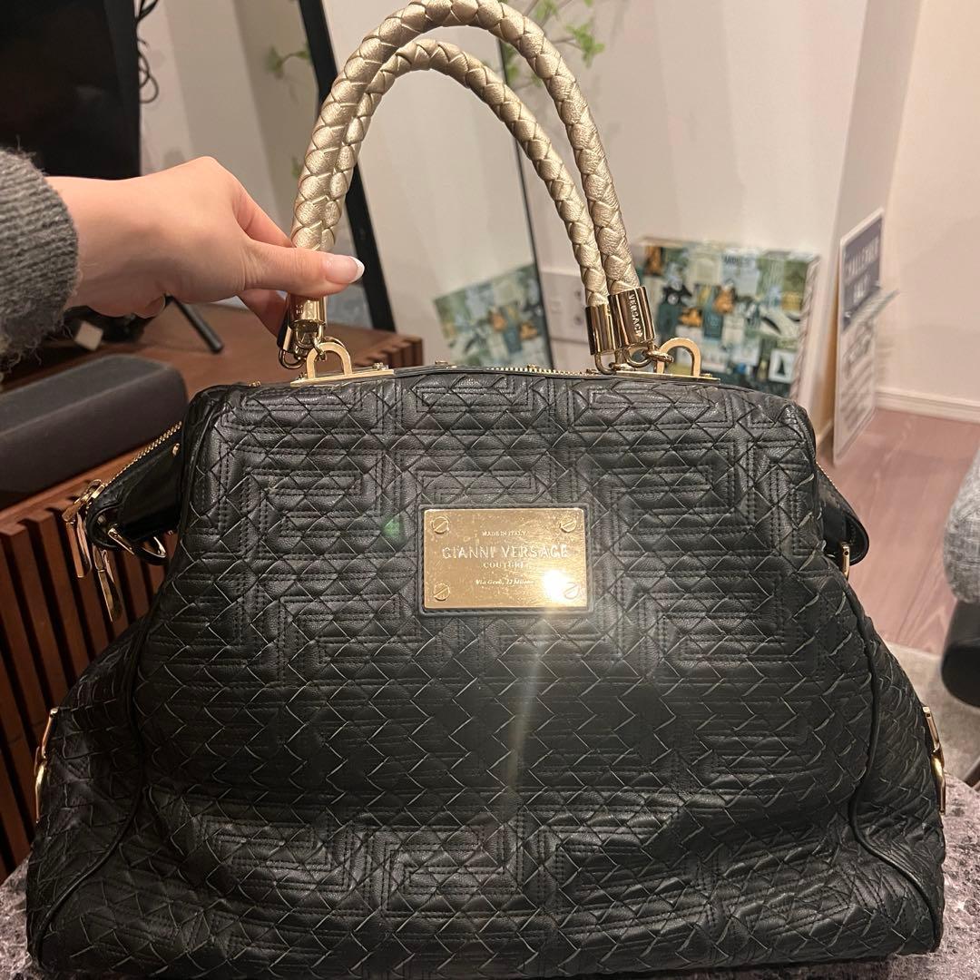 【即配送】希少　GIANNI VERSACE ハンドバック