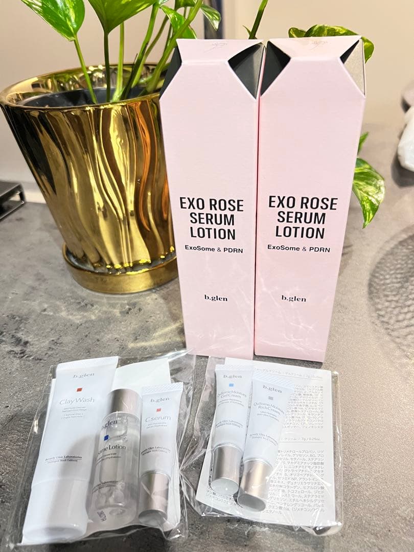 ビーグレン　エクソローズセラムローション2本 .サンプルセット
