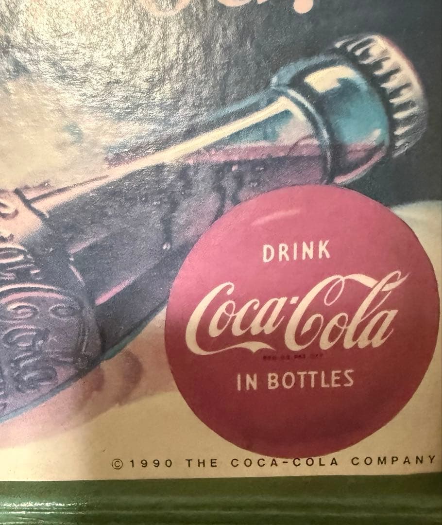 Coca Cola (コカコーラ) 90's 壁掛け時計 USA製 動作確認済み