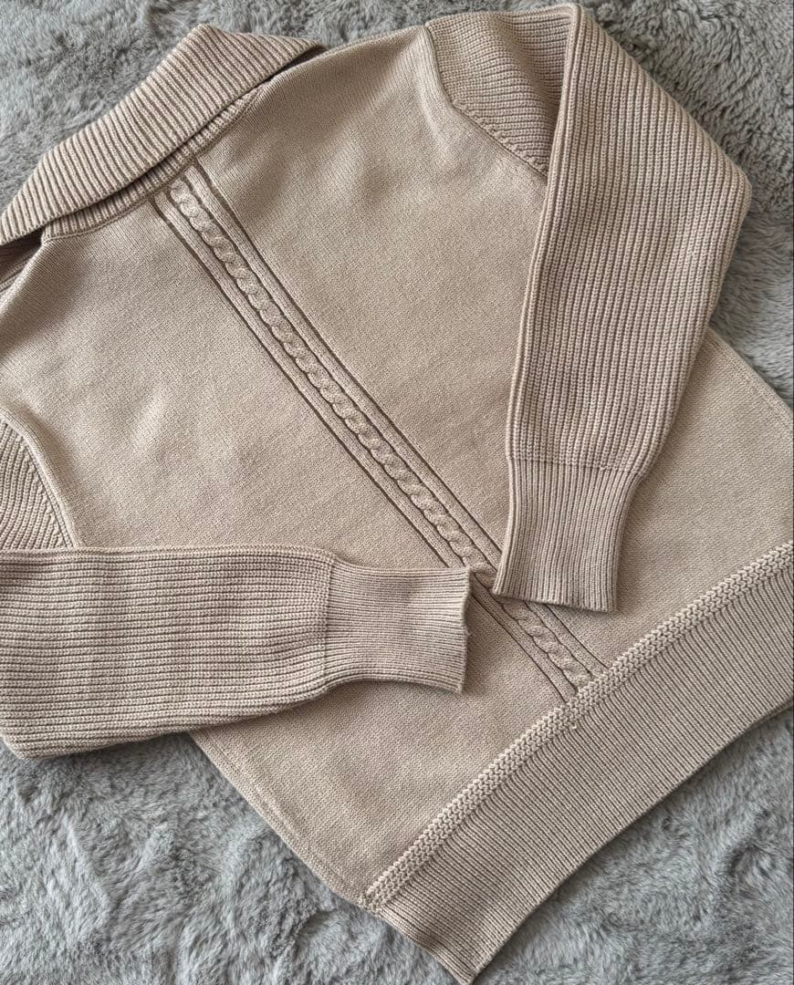 Jun & Ropé ベージュ ニットセーター M