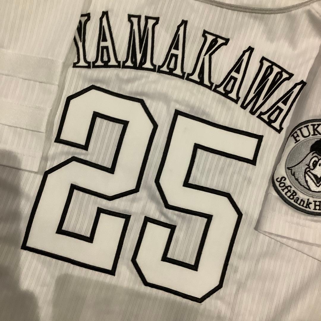 福岡ソフトバンクホークス　山川穂高　白のキセキ　ユニフォーム　Mサイズ